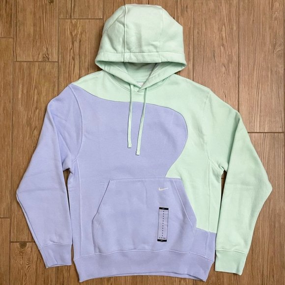 nike color block pastel hoodie